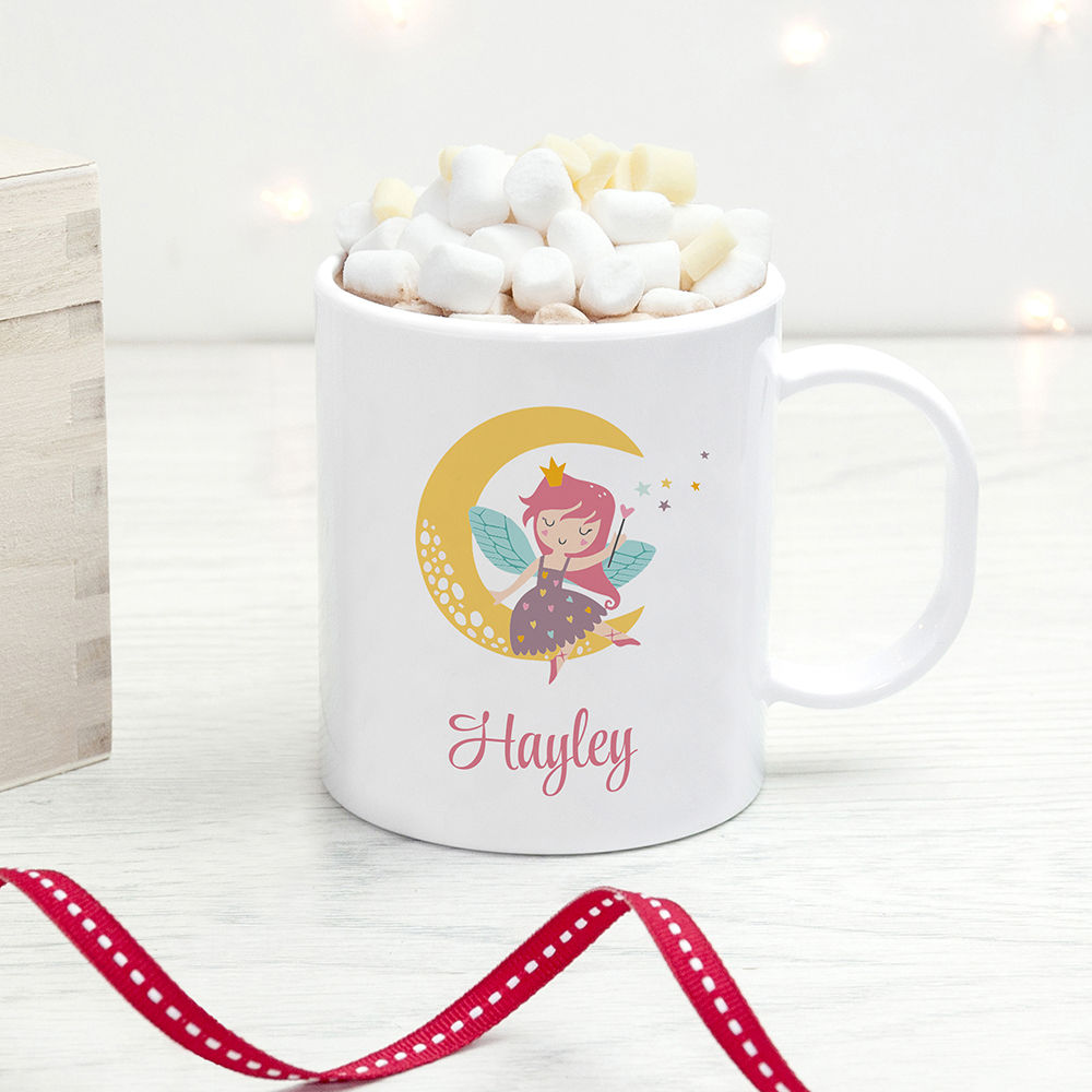 Personalised Fairy Kids Polymer Mug Personalised Fairy Kids Polymer Mug