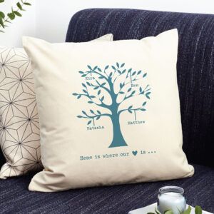 Personalised Family Tree Cushion Cover Personalised Family Tree Cushion Cover