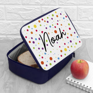 Personalised Kids Insulated Lunch Bag – Navy Personalised Kids Insulated Lunch Bag - Navy