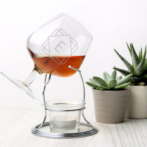 Personalised Luxury Monogram Brandy Warmer Set Personalised Luxury Monogram Brandy Warmer Set