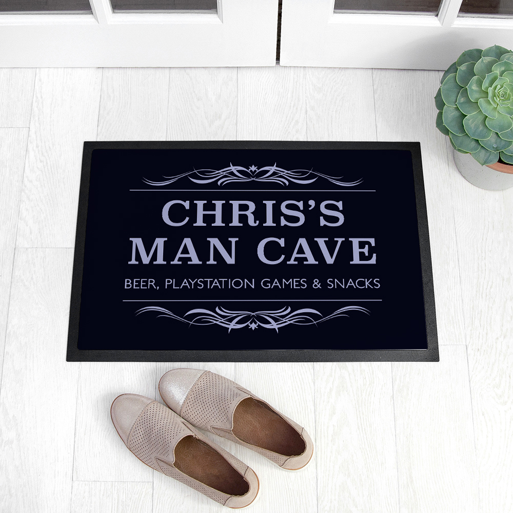 Personalised Man Cave Doormat Personalised Man Cave Doormat