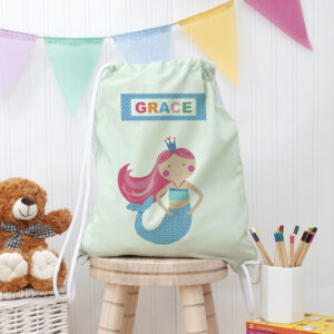 Personalised Mermaid Nursery Bag