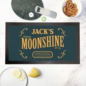 Personalised Moonshine Bar Mat Personalised Moonshine Bar Mat