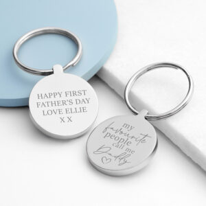 Personalised ‘My Favourite People Call Me Daddy’ Keyring Personalised 'My Favourite People Call Me Daddy' Keyring