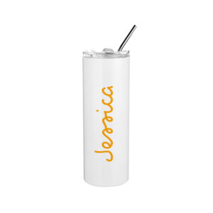 Personalised Summer Island Tumbler - Yellow