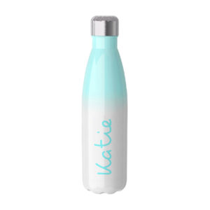 Personalised Summer Sea Blue Insulated Water Bottle Personalised Summer Sea Blue Insulated Water Bottle