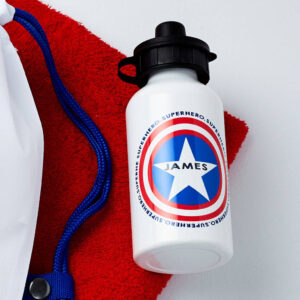 Personalised Superhero Water Bottle Personalised Superhero Water Bottle