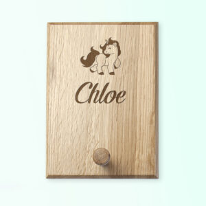 Personalised Unicorn Peg Hook Personalised Unicorn Peg Hook