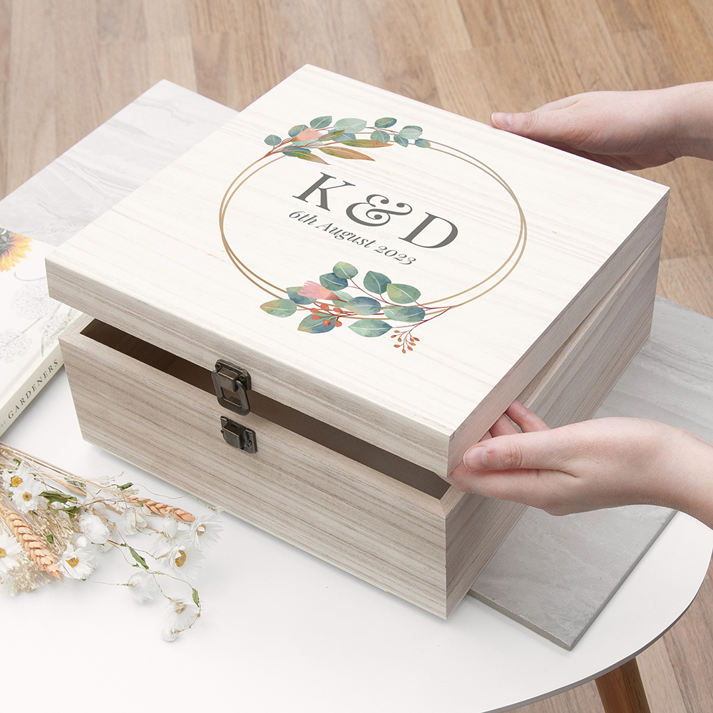 Personalised Wedding Date Memory Box