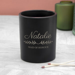 Personalised Wedding Party Candle Holder
