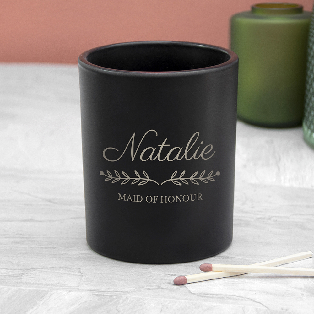Personalised Wedding Party Candle Holder
