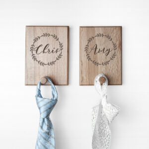 Personalised Wreath Peg Hook Personalised Wreath Peg Hook