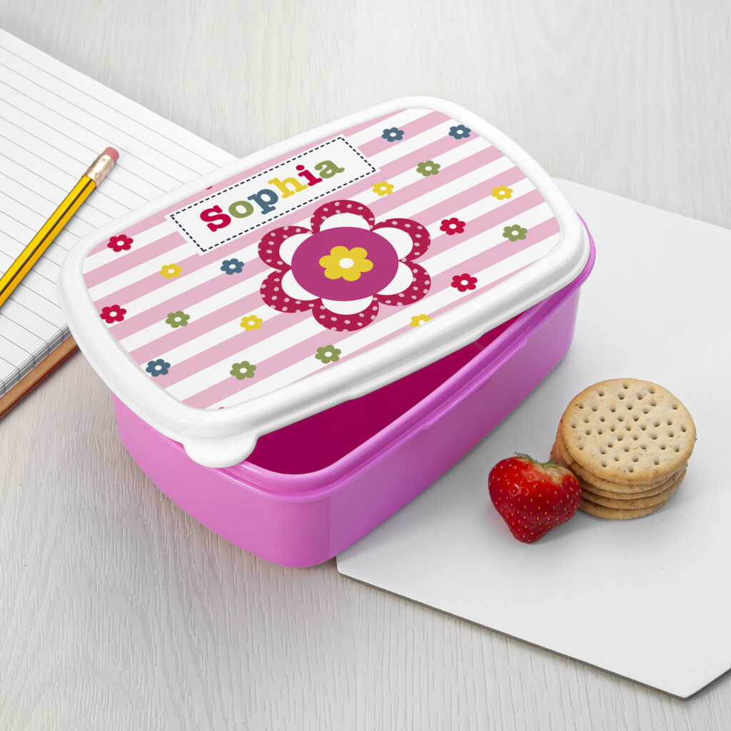 Personalised Girl's Lunch Box