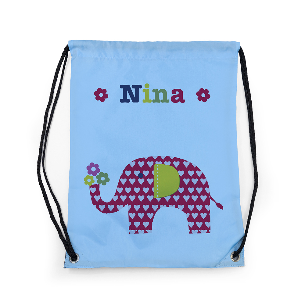 Personalised Girl’s Sky Blue Waterproof Swim Bag Personalised Girl's Sky Blue Waterproof Swim Bag