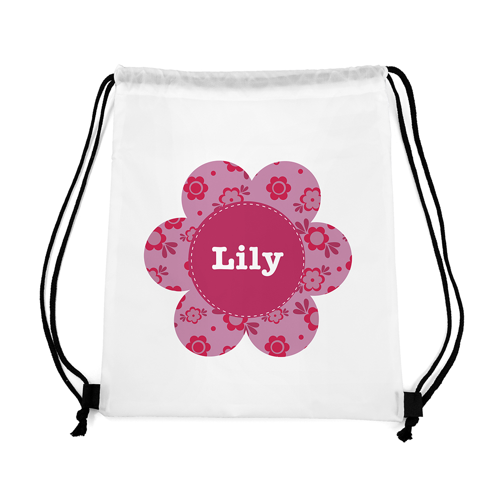 Personalised Flower Waterproof Swim Bag Personalised Flower Waterproof Swim Bag
