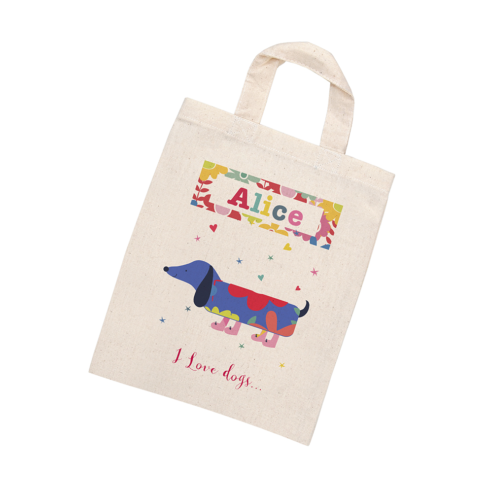 Personalised Pets Fabric Party Bag Personalised Pets Fabric Party Bag
