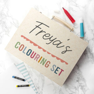 Personalised Kid’s Colourful Colouring Set Personalised Kid's Colourful Colouring Set
