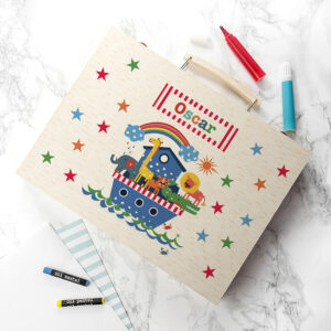 Personalised Kid’s Noah’s Ark Colouring Set Personalised Kid's Noah's Ark Colouring Set